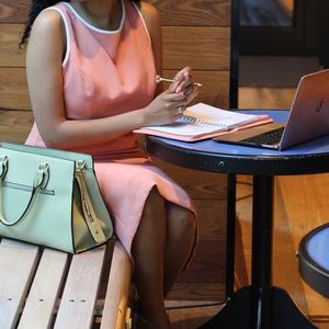 Pink and White Dress!